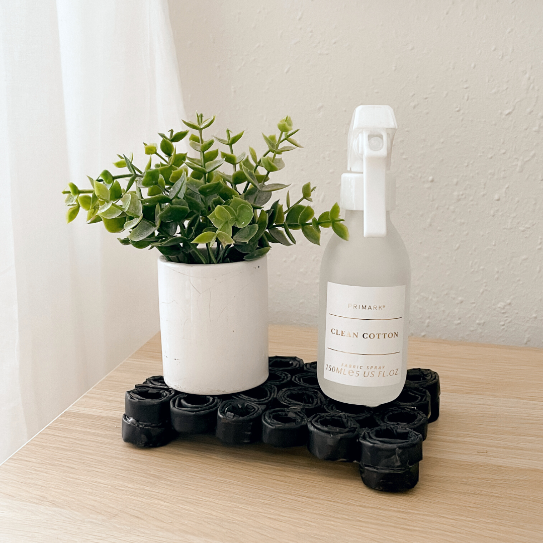 DIY Deko Tablett aus Zeitungspapier